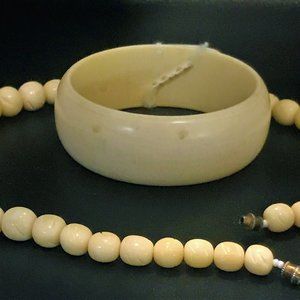Bracelet & Necklace - Ivory/bone